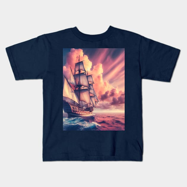 Navigation 4. Kids T-Shirt by DAVT